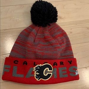 Calgary Flames NHL Team Adidas Toque